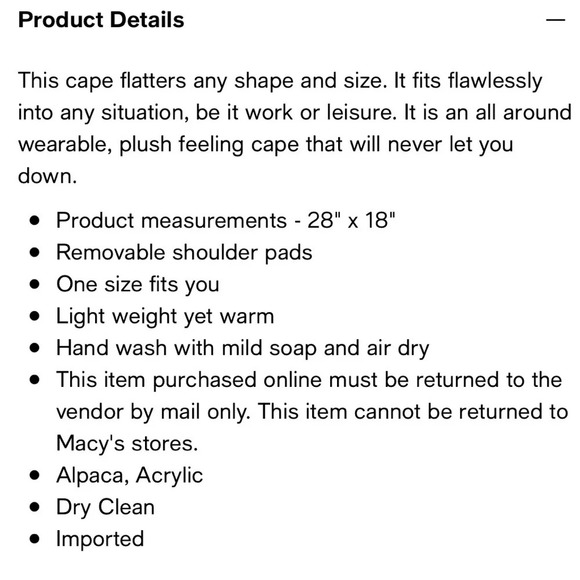 Simply Natural Linda Ebel Cape Alpaca Blend Cardigan OS MELANGE TAN - Picture 6 of 12